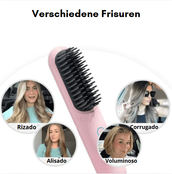 Cepillo mini Vitaly Beauty - Alisa, riza, seca