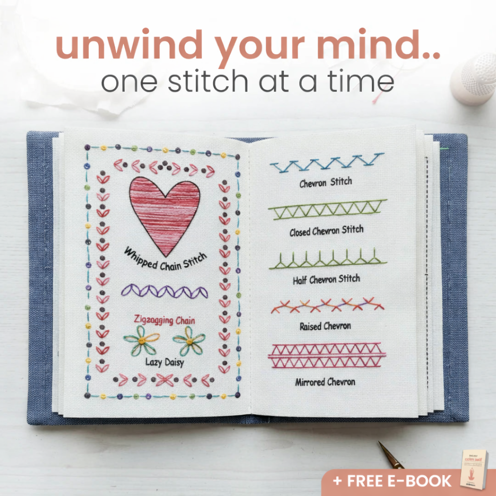 Embroidery pattern book