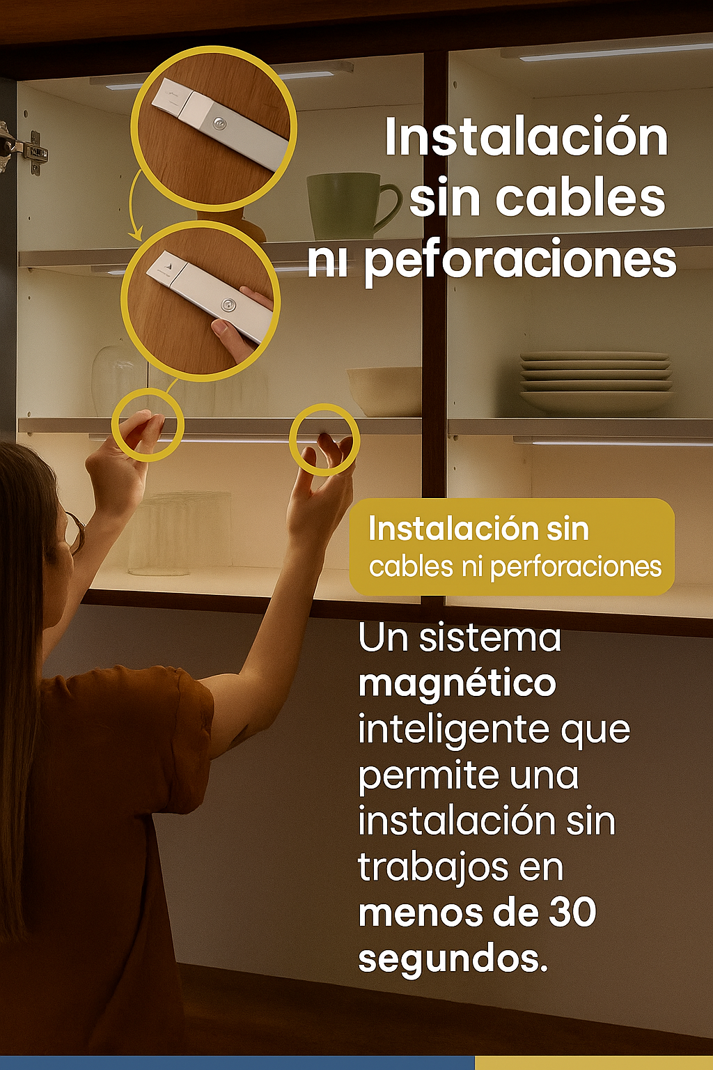 Lámpara LED con detector de movimiento