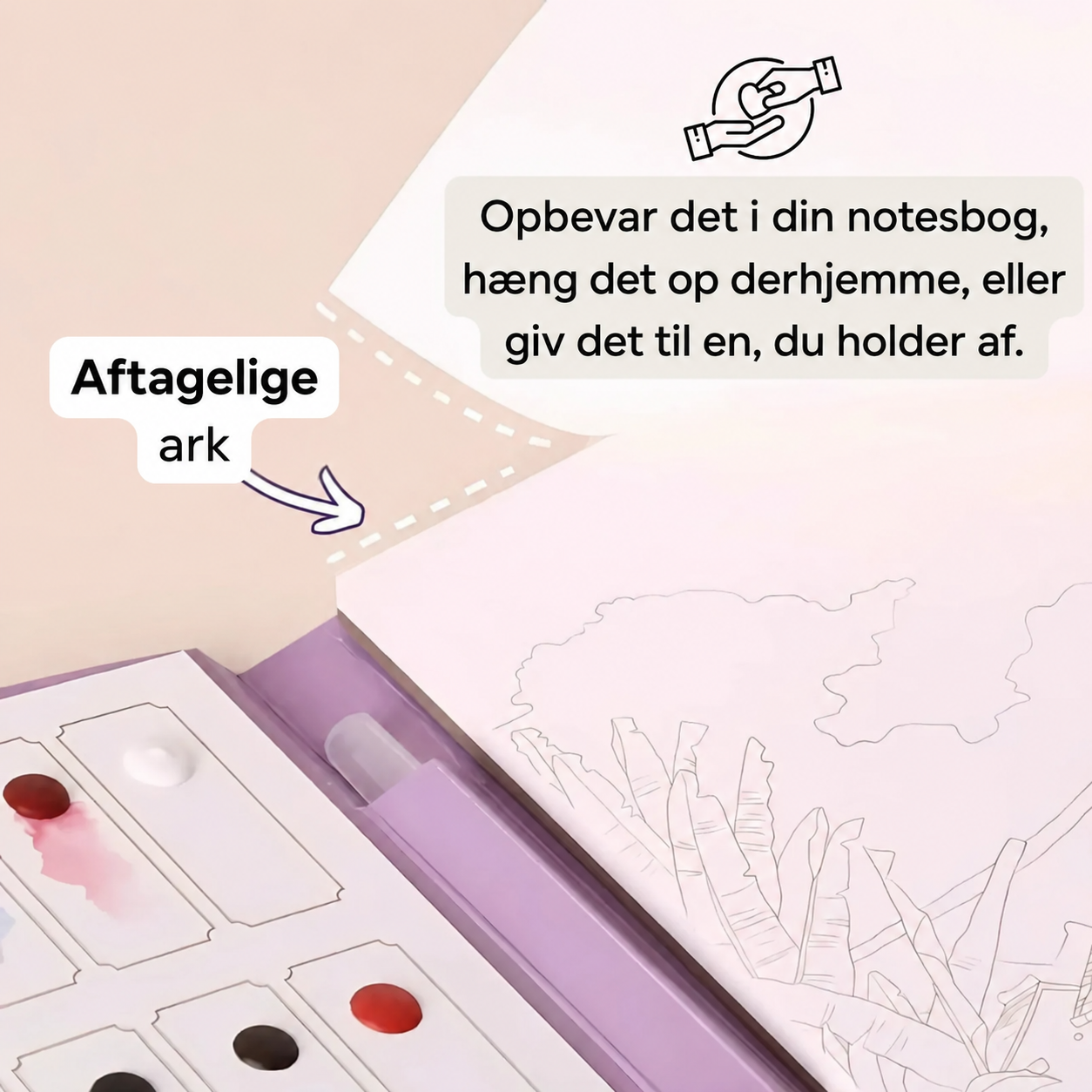 Kreativt stressaflastningssæt
