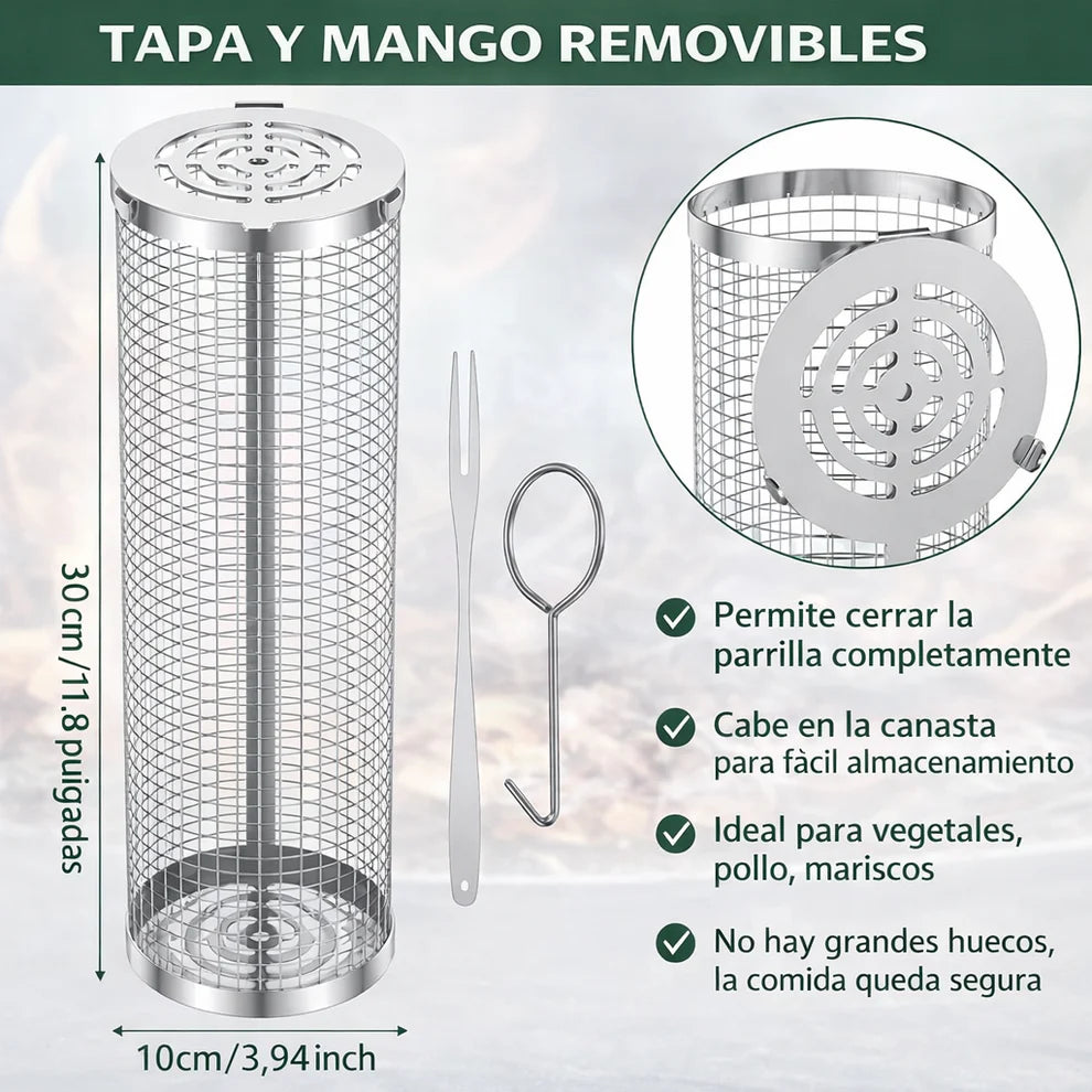Vita™ - Cesta Giratoria para Barbacoa