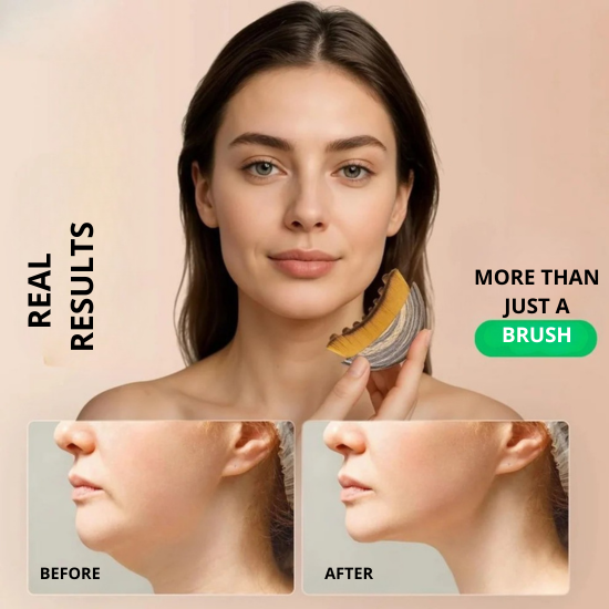 Lymphatic massage brush