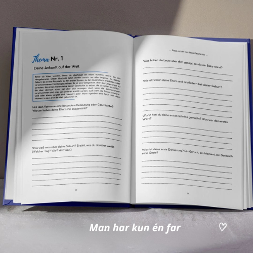 Ført dagbog - Far, fortæl mig din historie