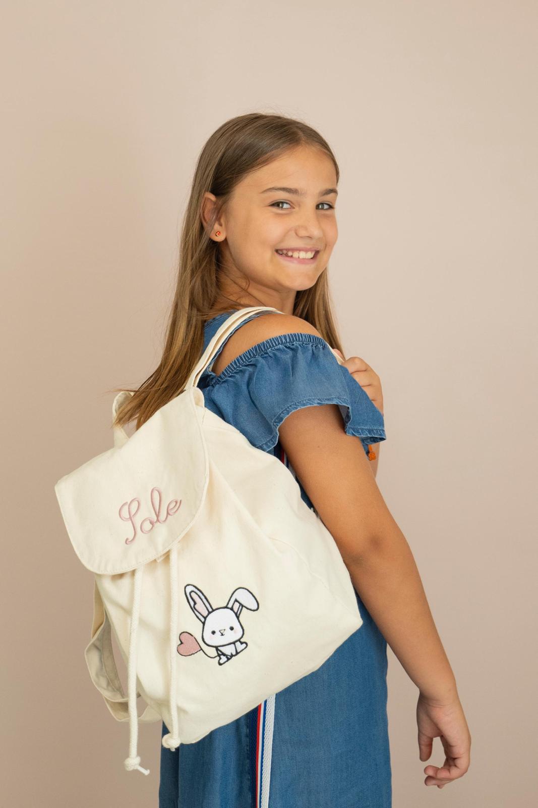 Mochila bordada personalizada