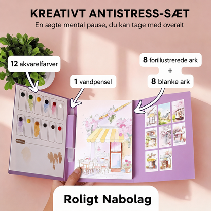 Kreativt stressaflastningssæt