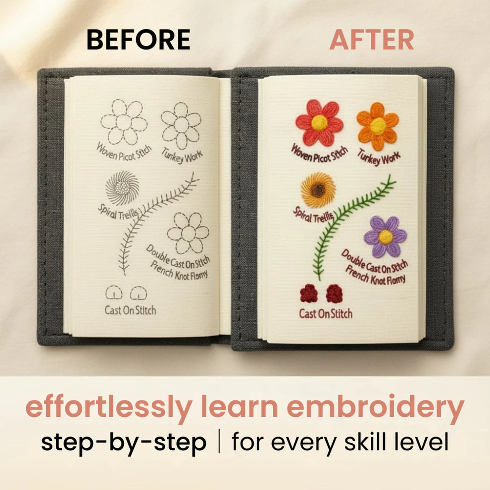 Embroidery pattern book