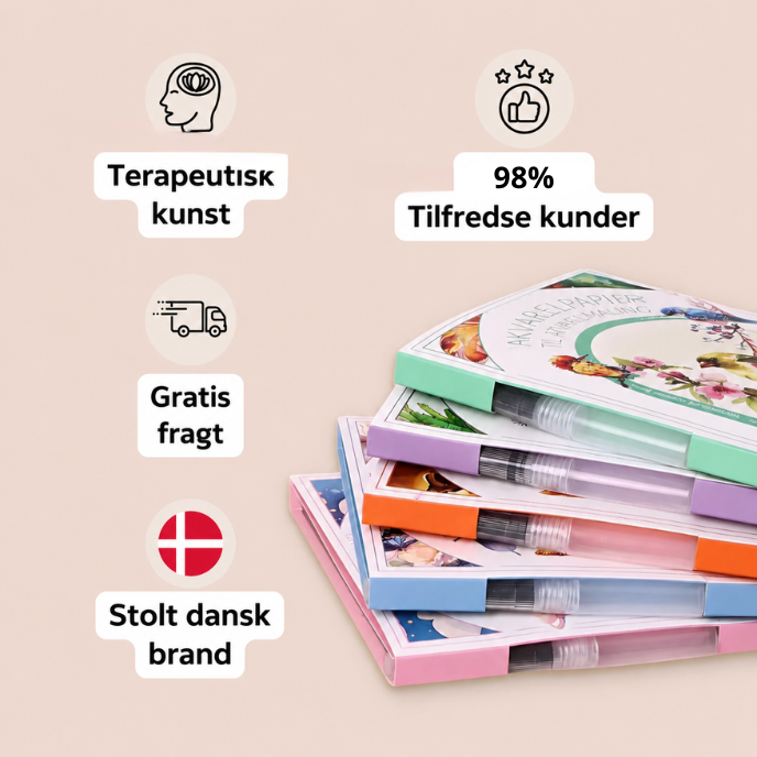 Kreativt stressaflastningssæt