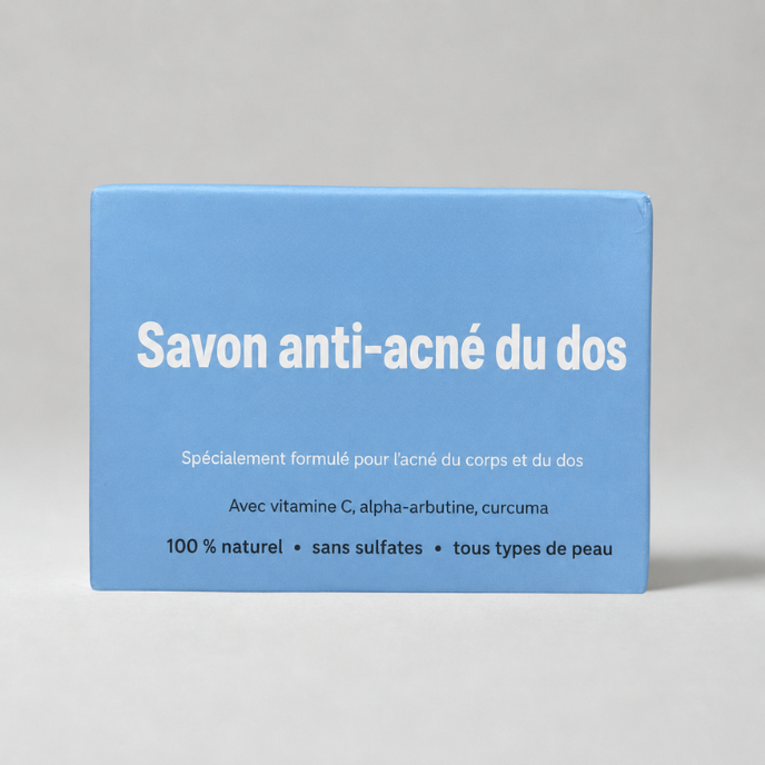 Savon anti-acné du dos