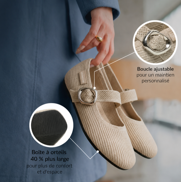 Ballerines orthopédiques d’été