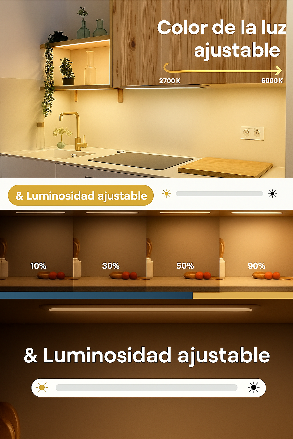 Lámpara LED con detector de movimiento