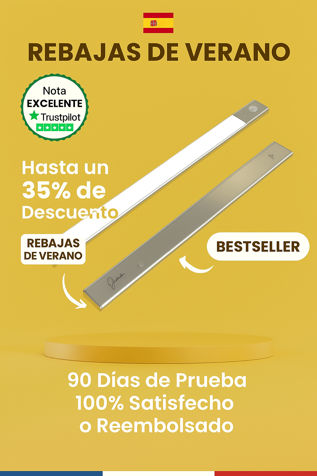 Lámpara LED con detector de movimiento