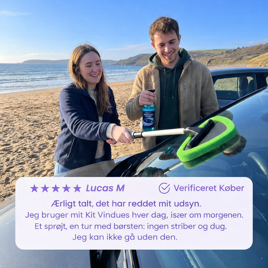 Rengøringssæt til vinduer