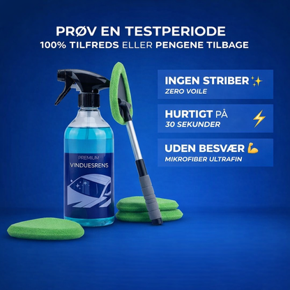 Rengøringssæt til vinduer