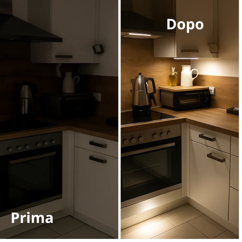 Lampada LED con sensore di movimento