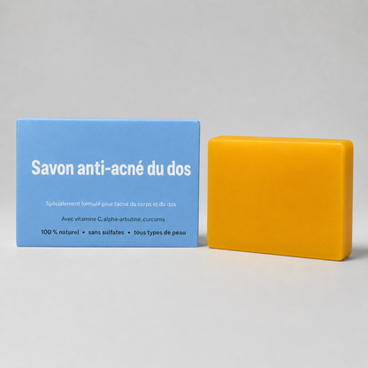 Savon anti-acné du dos