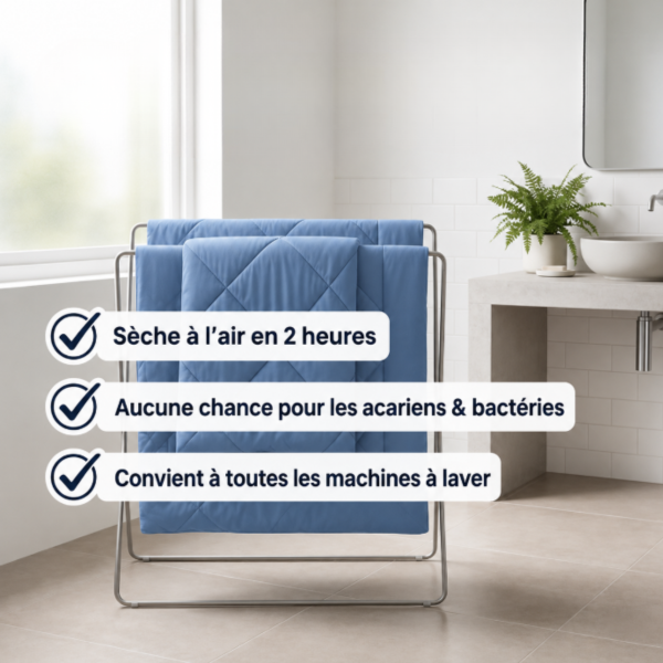 EasySleep® – La couette 2-en-1 à séchage rapide qui rend les housses de couette inutiles.