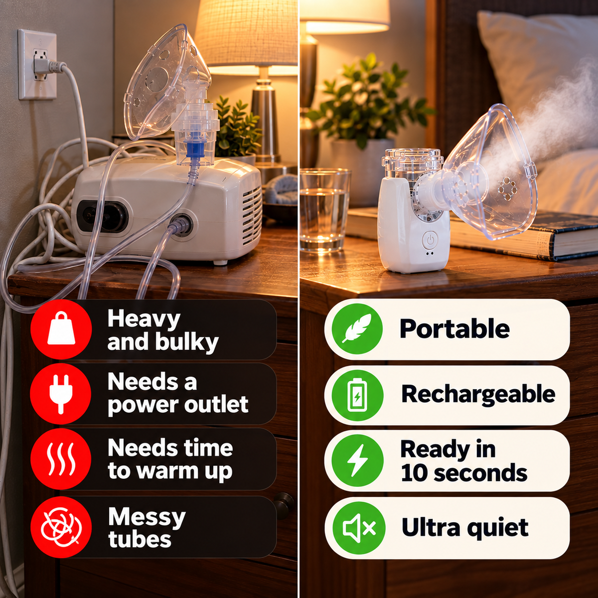 Vitaly™ | Portable Mesh Nebulizer