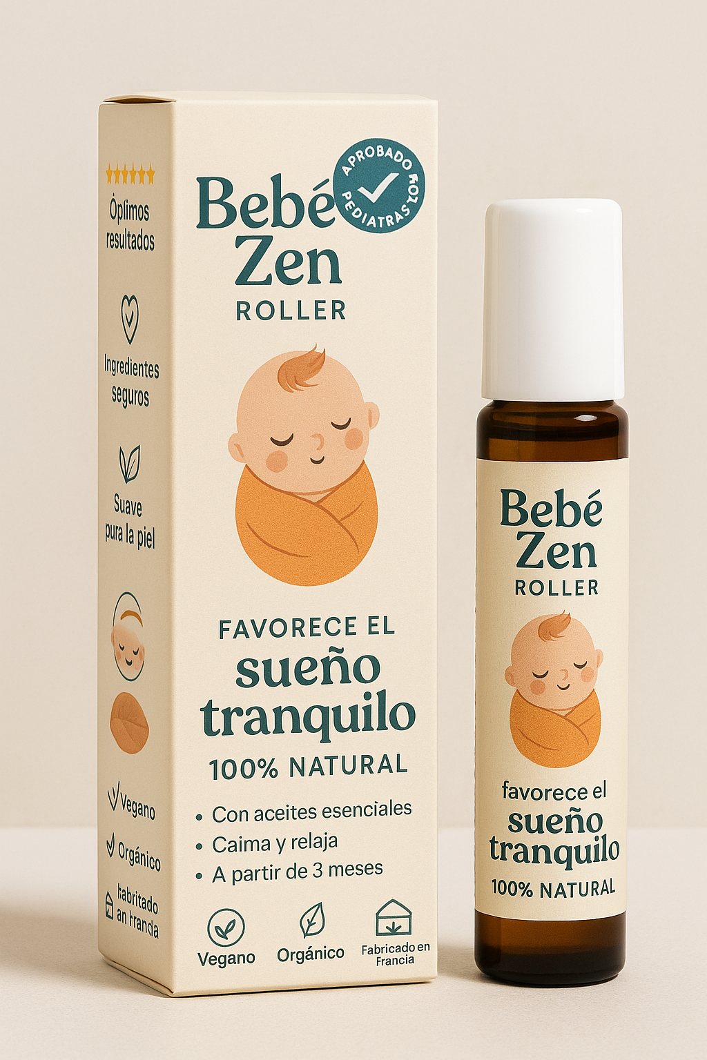 Bebé Zen Roller® - Rodillo calmante para la dentición