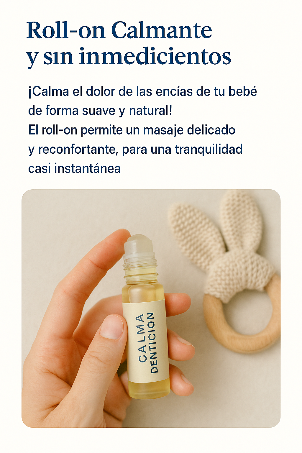 Bebé Zen Roller® - Rodillo calmante para la dentición